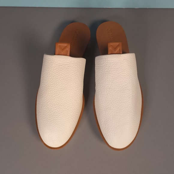 Mercedes Castillo White Mules - Picture 6 of 16